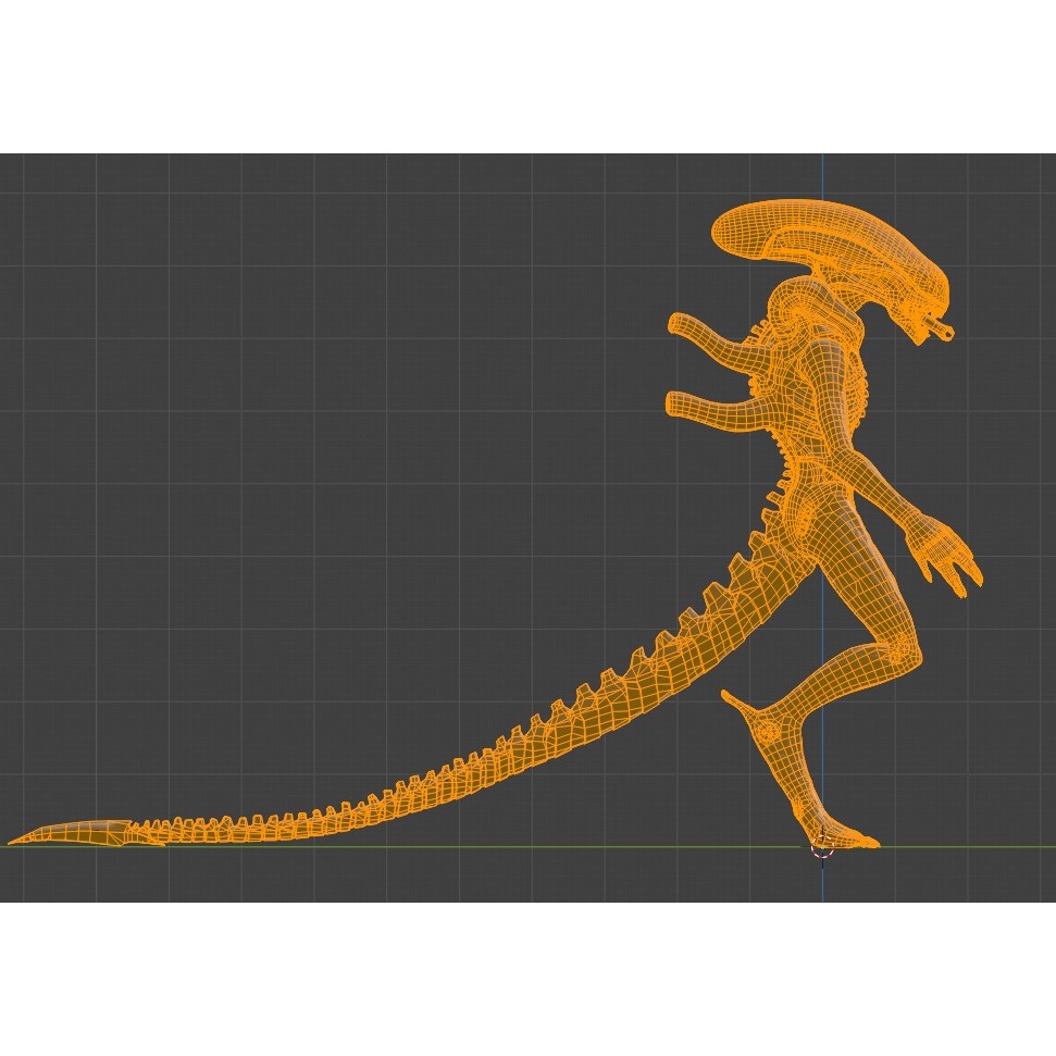 The Alien Collection - Low-Poly Game-Ready 3D Model - View 14