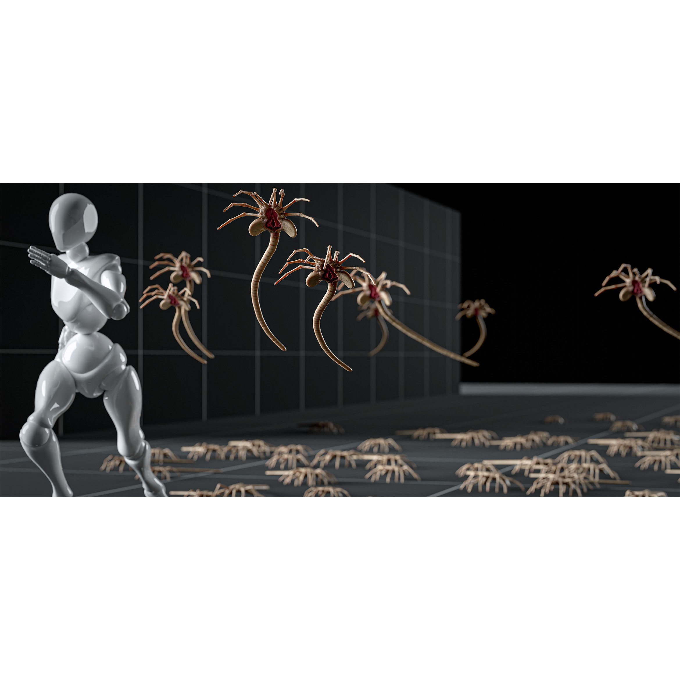 The Alien Collection - Low-Poly Game-Ready 3D Model - View 9