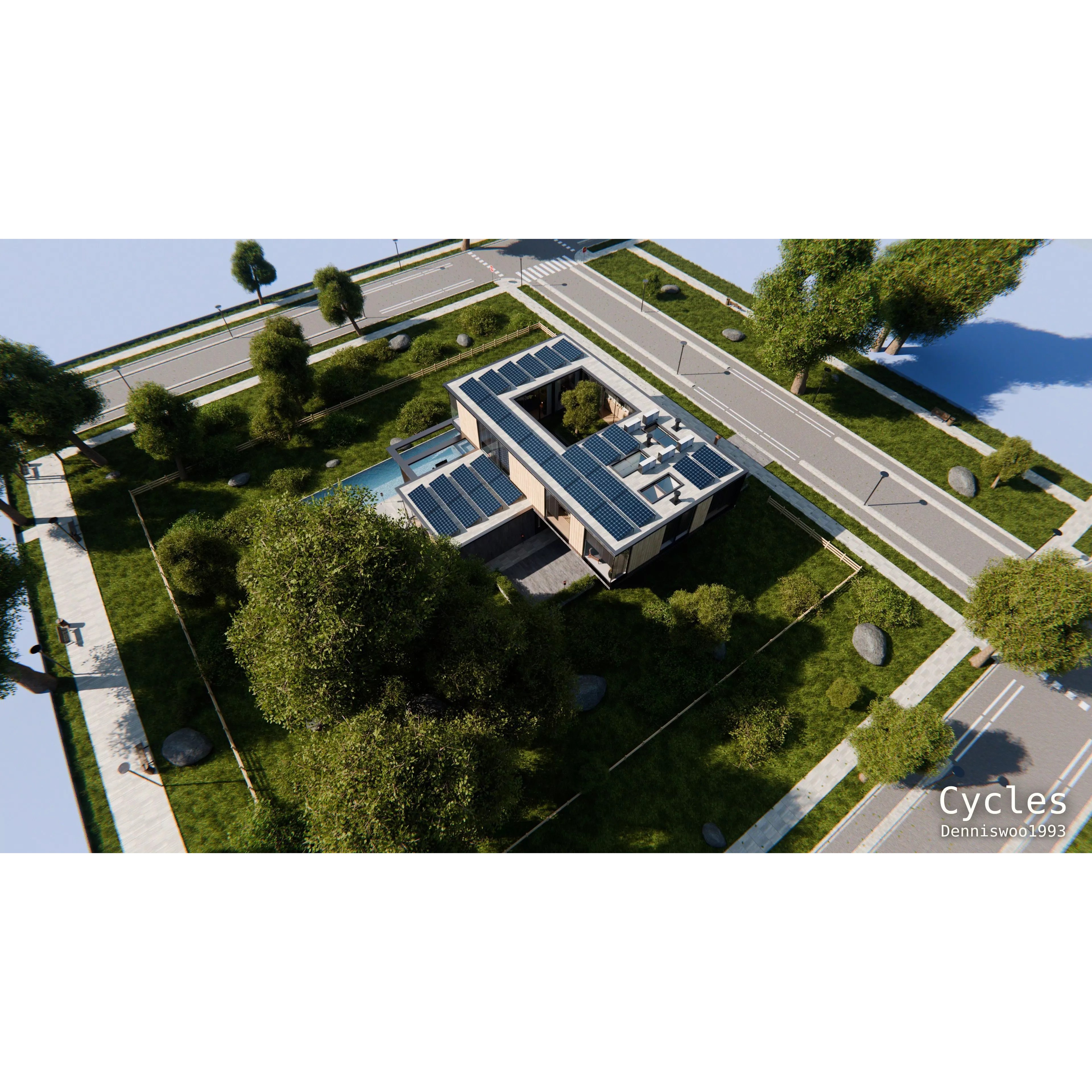 2026 Modern Modular House - Game-Ready 3D Model - View 16