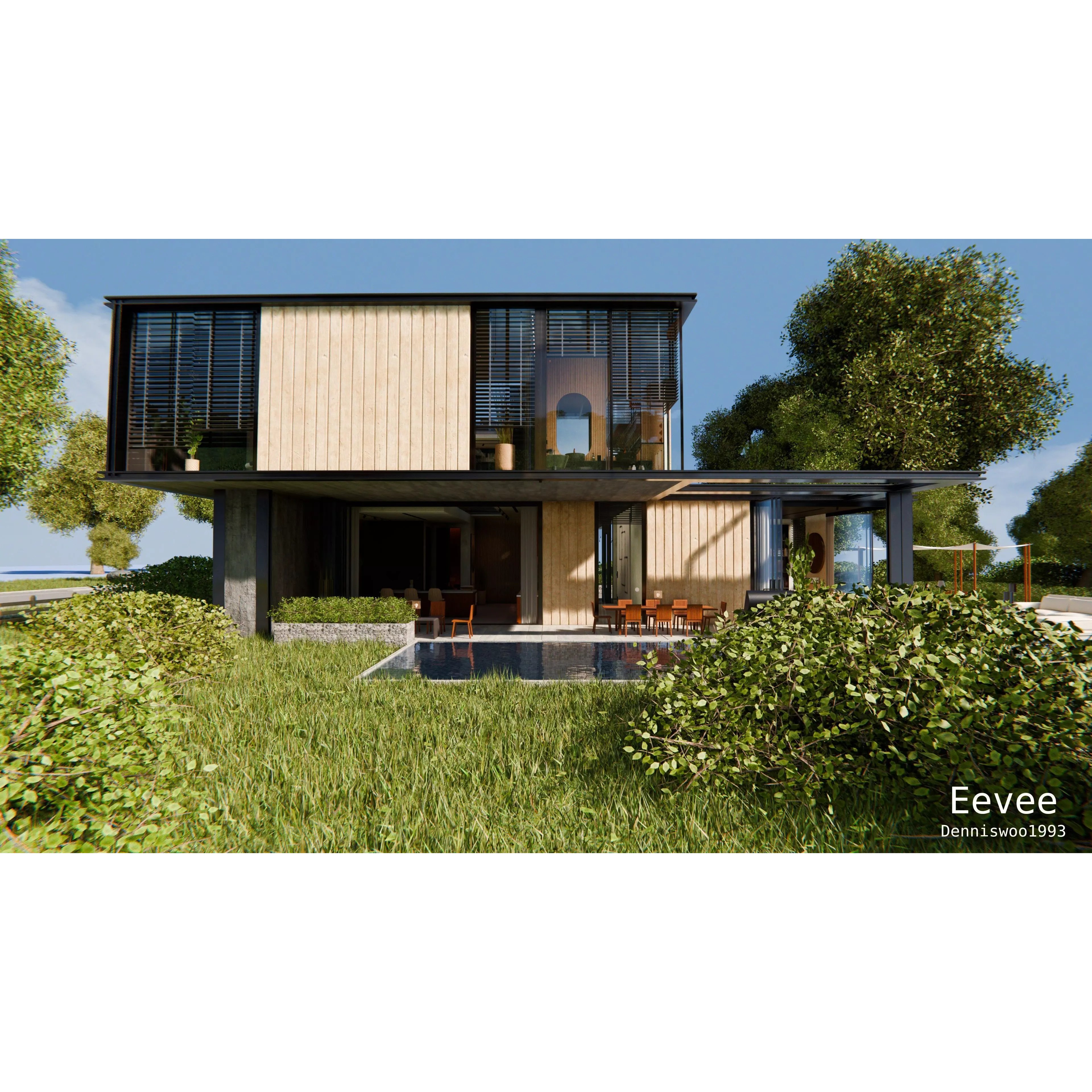 2026 Modern Modular House - Game-Ready 3D Model - View 25