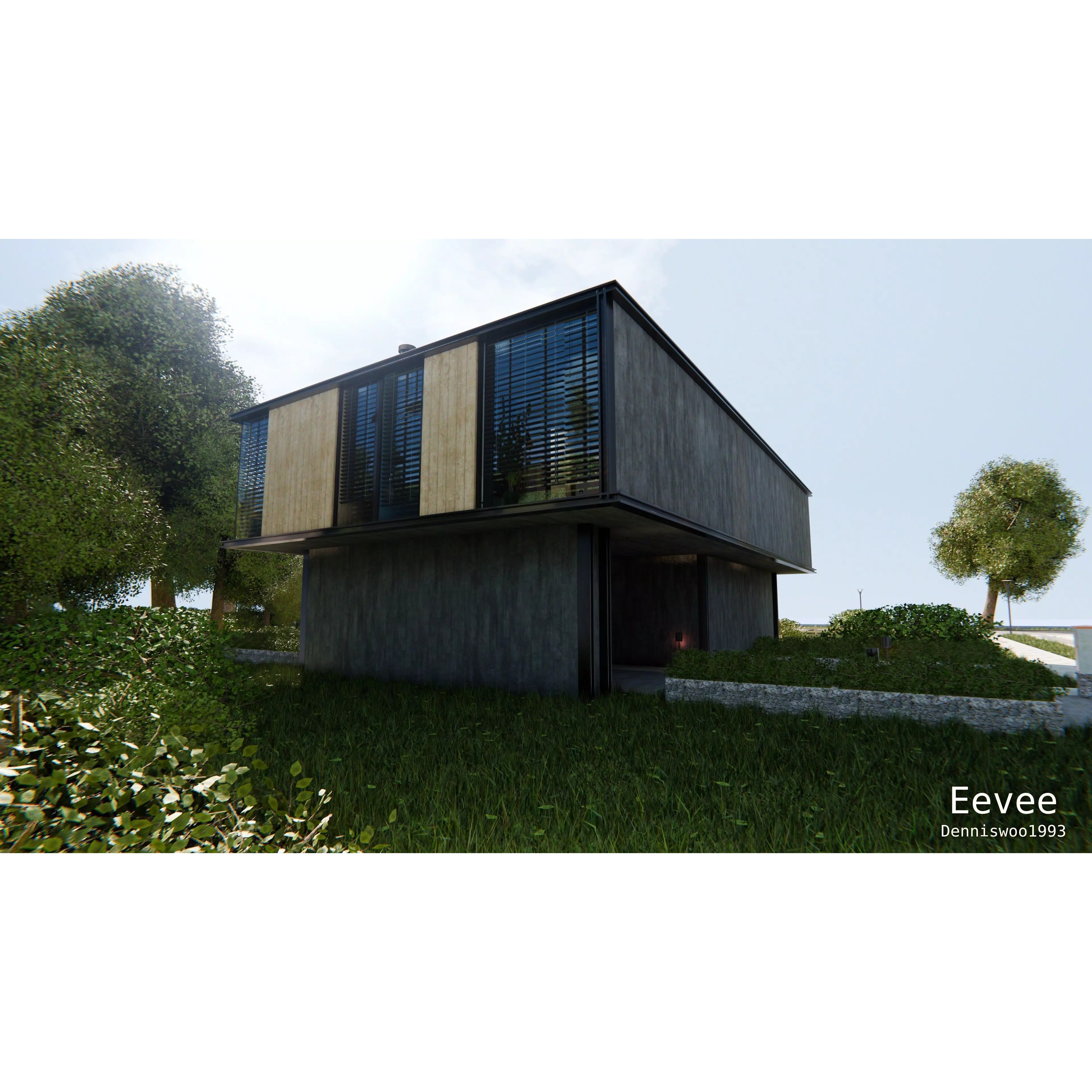 2026 Modern Modular House - Game-Ready 3D Model - View 29