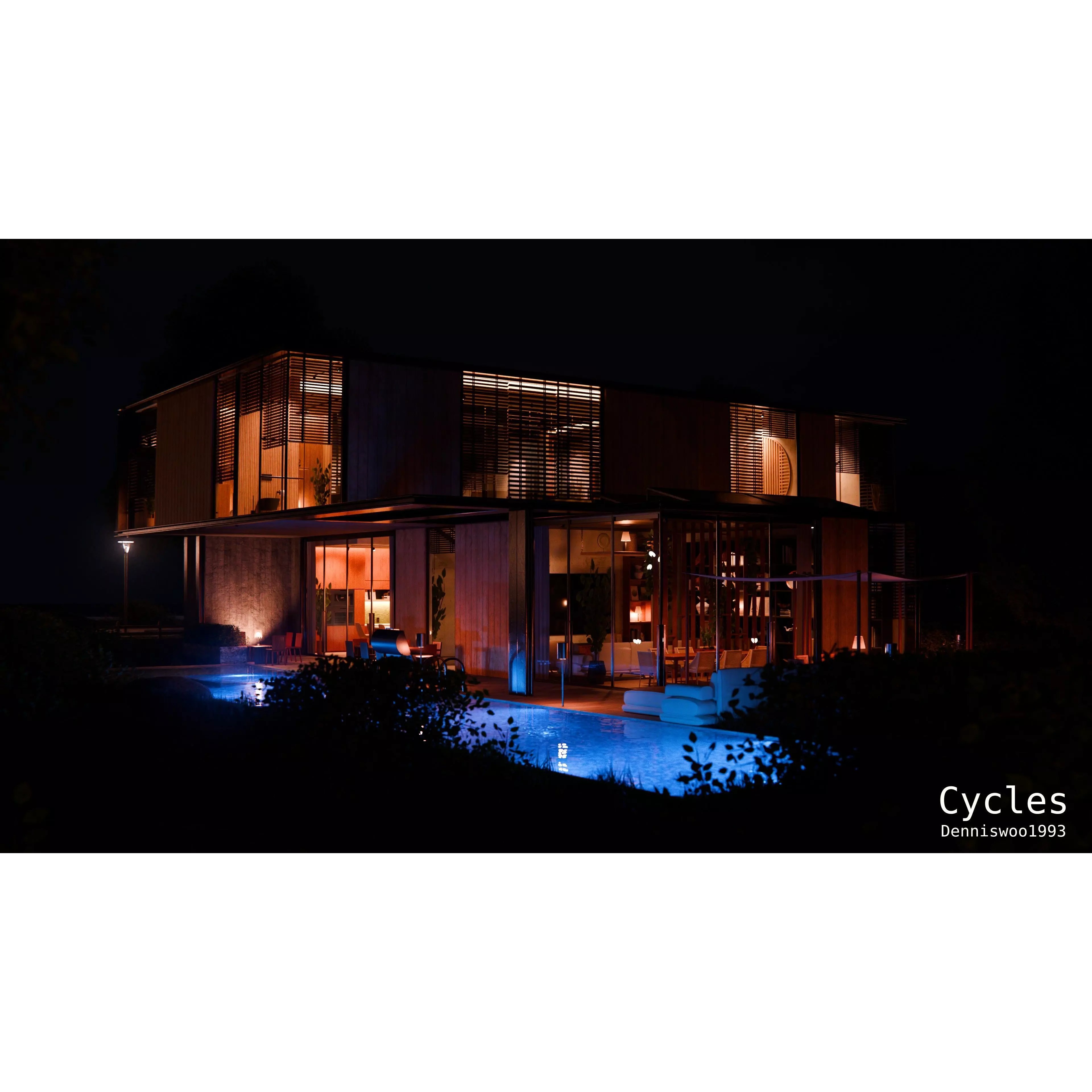 2026 Modern Modular House - Game-Ready 3D Model - View 3