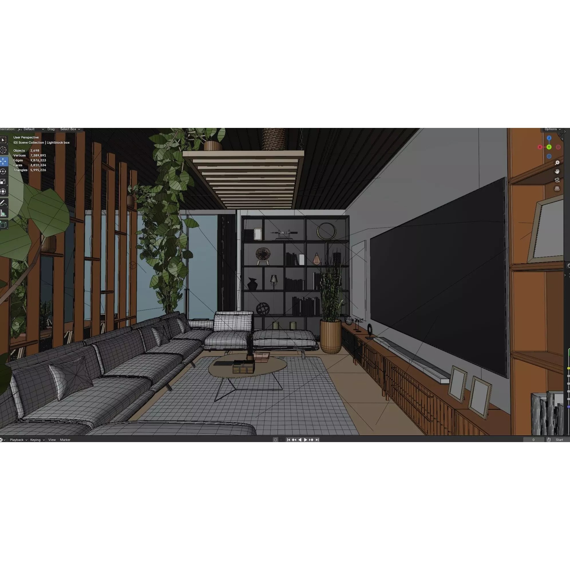 2026 Modern Modular House - Game-Ready 3D Model - View 32