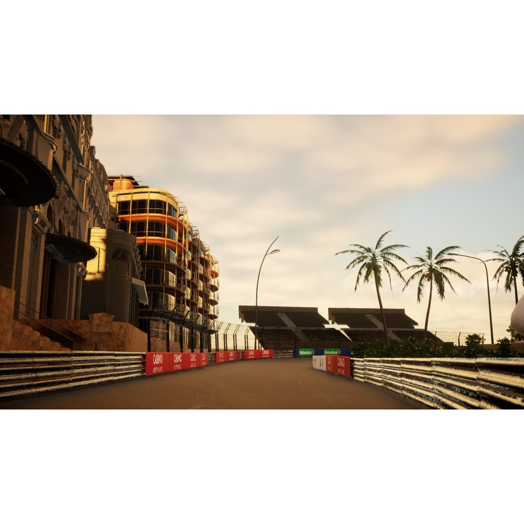 Monaco Formula 1 Track 3D Model – Low Poly Game Asset, FBX, PBR - View 10