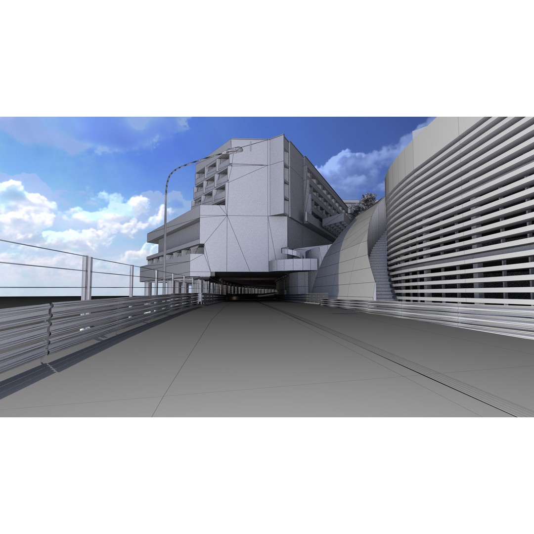 Monaco Formula 1 Track 3D Model – Low Poly Game Asset, FBX, PBR - View 20