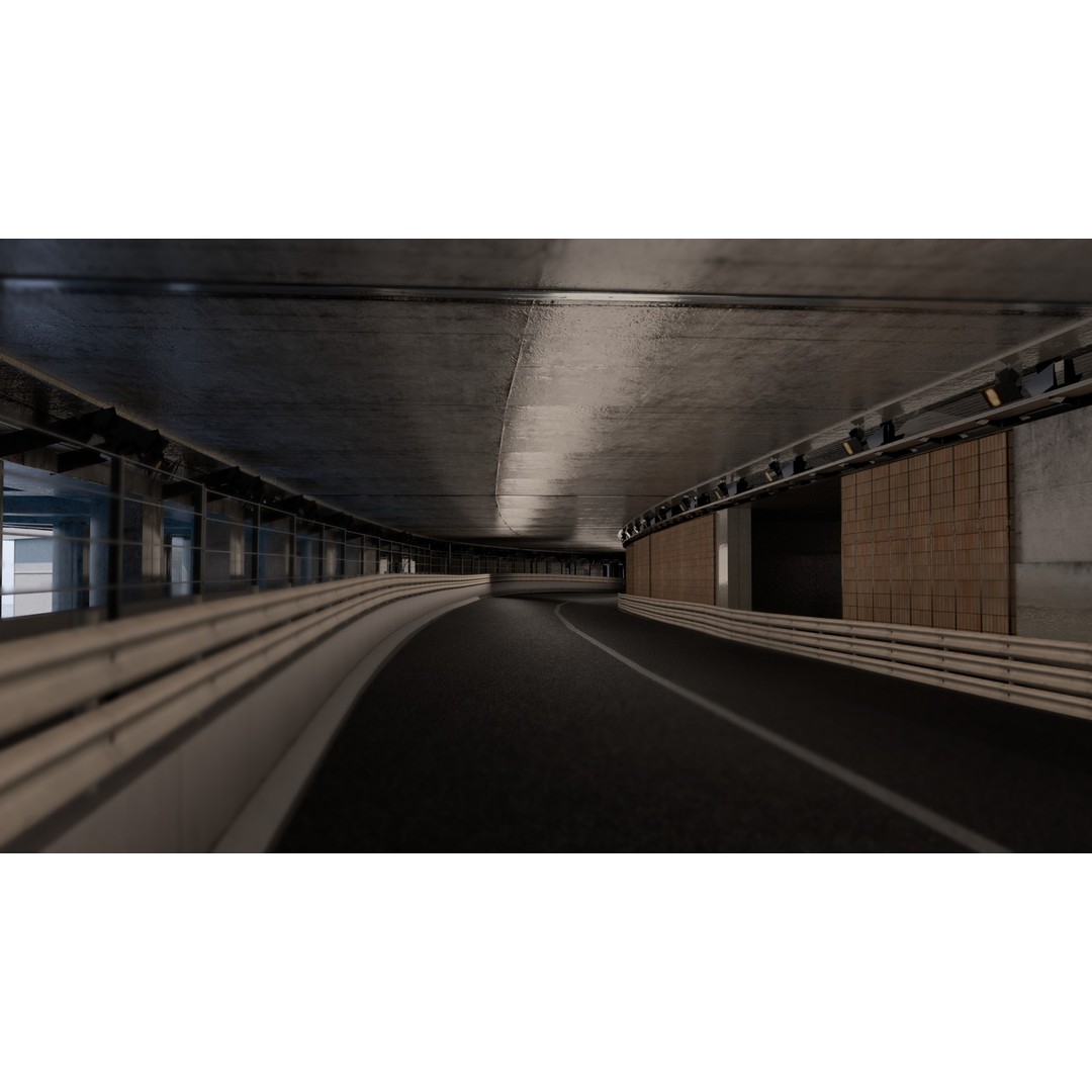 Monaco Formula 1 Track 3D Model – Low Poly Game Asset, FBX, PBR - View 21