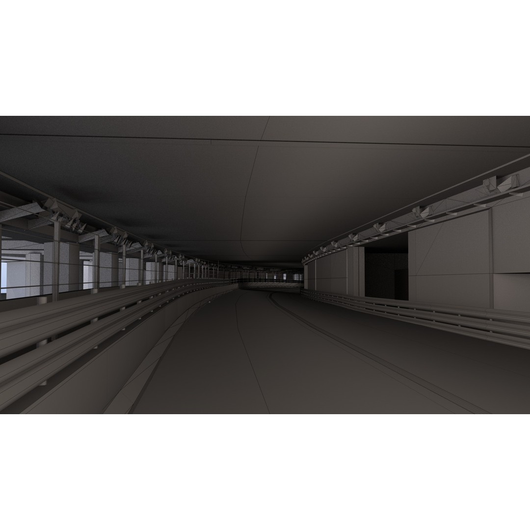 Monaco Formula 1 Track 3D Model – Low Poly Game Asset, FBX, PBR - View 22