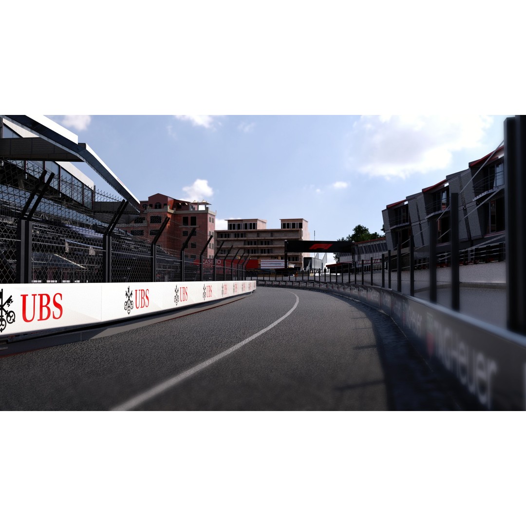 Monaco Formula 1 Track 3D Model – Low Poly Game Asset, FBX, PBR - View 27