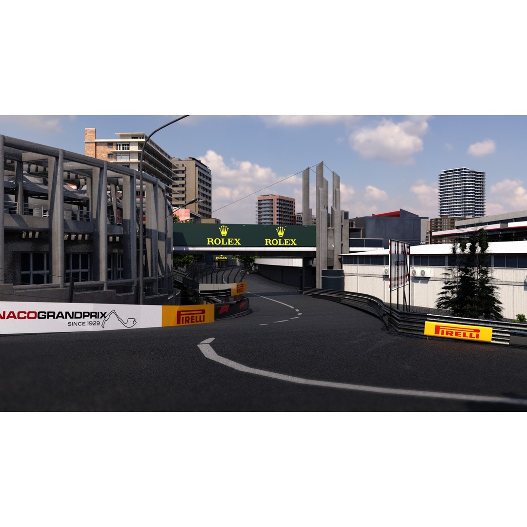 Monaco Formula 1 Track 3D Model – Low Poly Game Asset, FBX, PBR - View 33