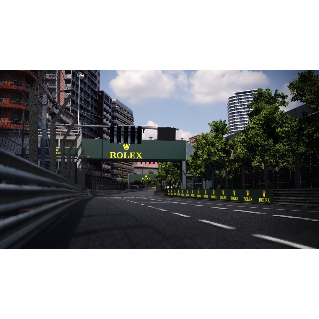 Monaco Formula 1 Track 3D Model – Low Poly Game Asset, FBX, PBR - View 4