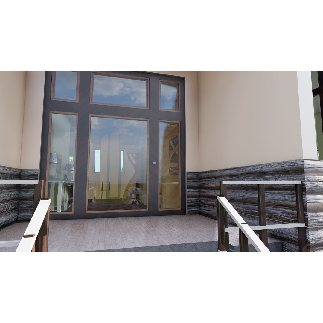 Beautiful Nature House 3D Model – Detailed Architectural Design, SketchUp & Lumion - View 15