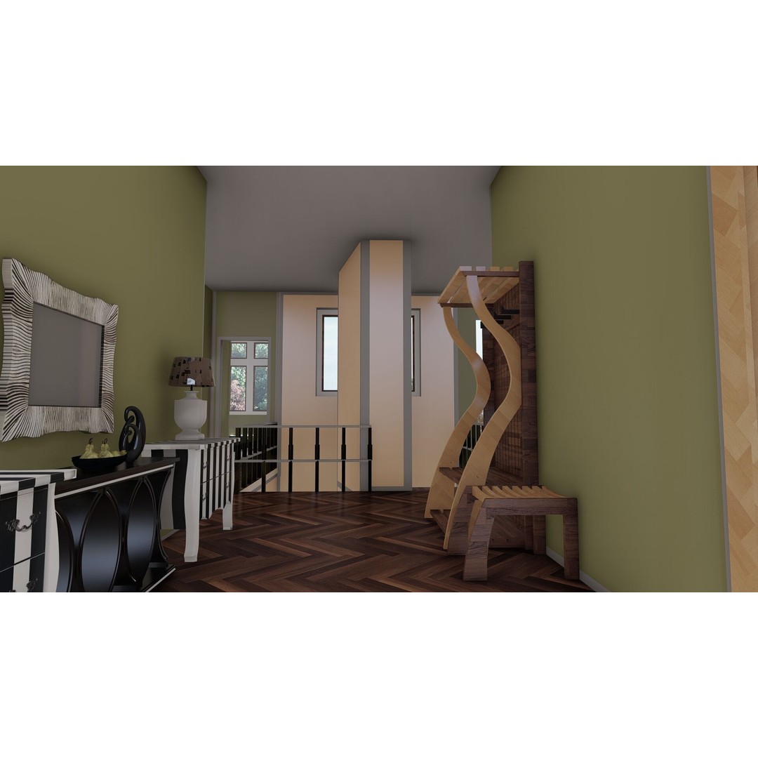 Beautiful Nature House 3D Model – Detailed Architectural Design, SketchUp & Lumion - View 16