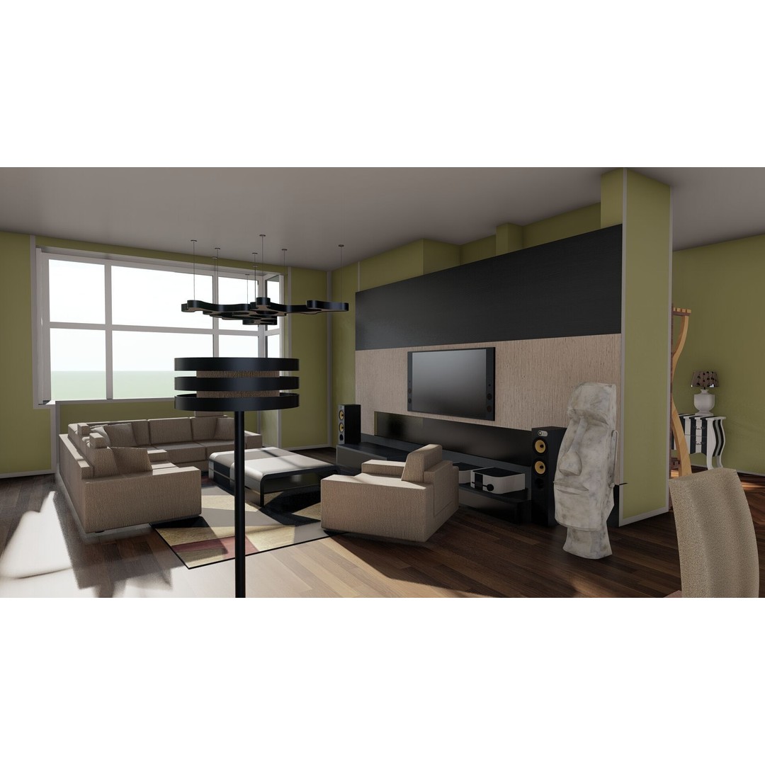 Beautiful Nature House 3D Model – Detailed Architectural Design, SketchUp & Lumion - View 18