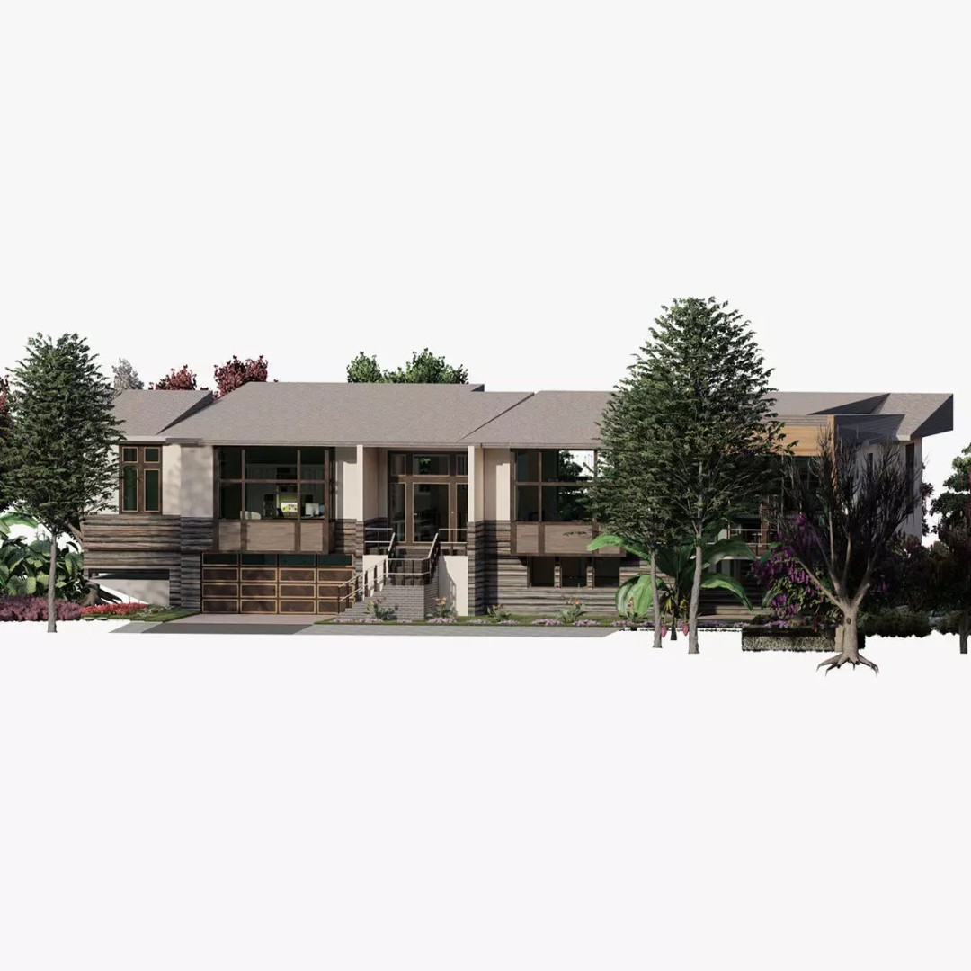 Beautiful Nature House 3D Model – Detailed Architectural Design, SketchUp & Lumion - View 2