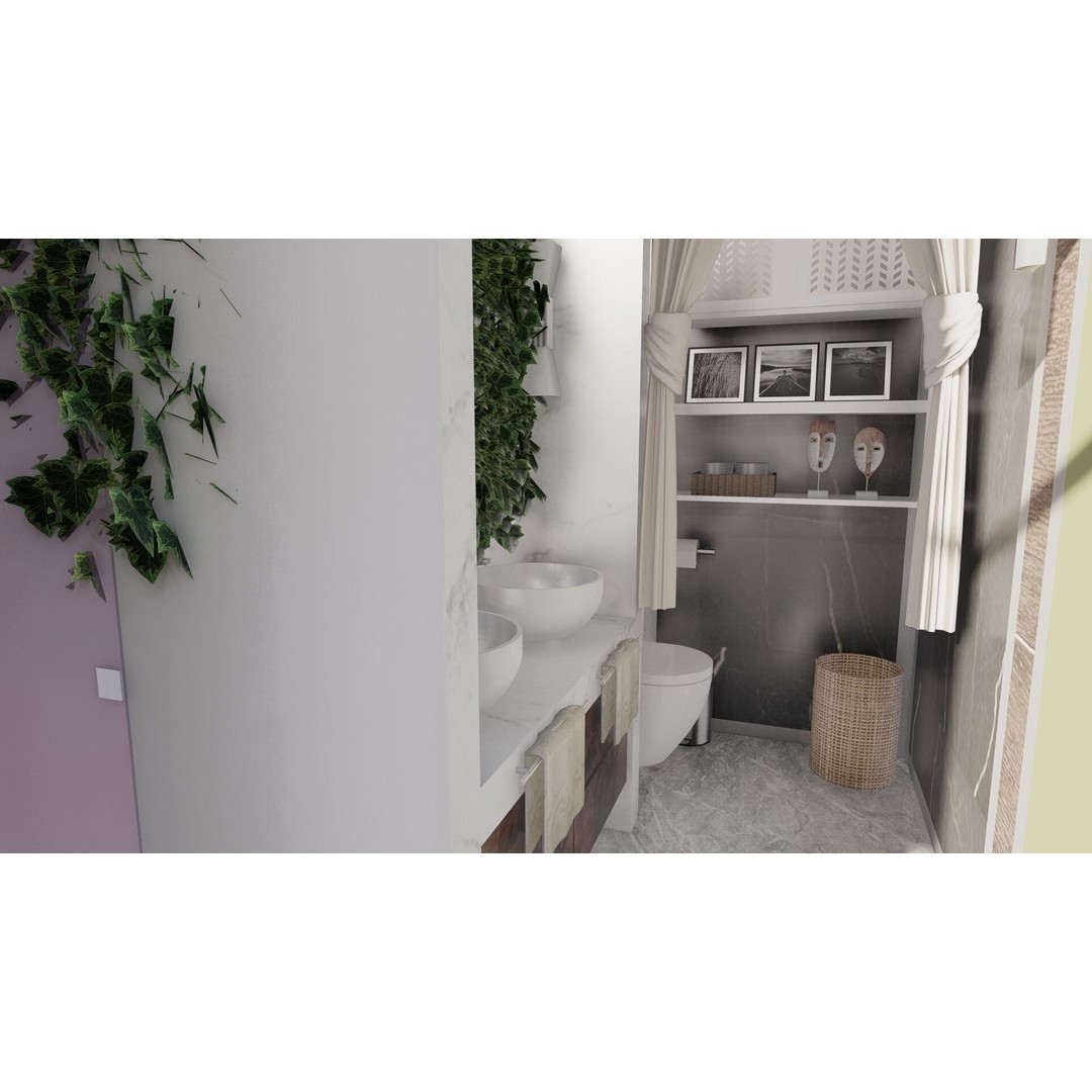 Beautiful Nature House 3D Model – Detailed Architectural Design, SketchUp & Lumion - View 24