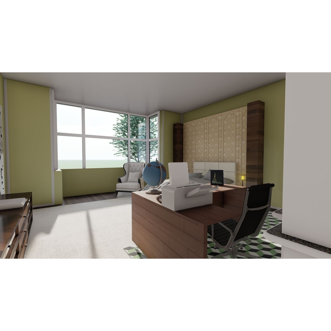 Beautiful Nature House 3D Model – Detailed Architectural Design, SketchUp & Lumion - View 26