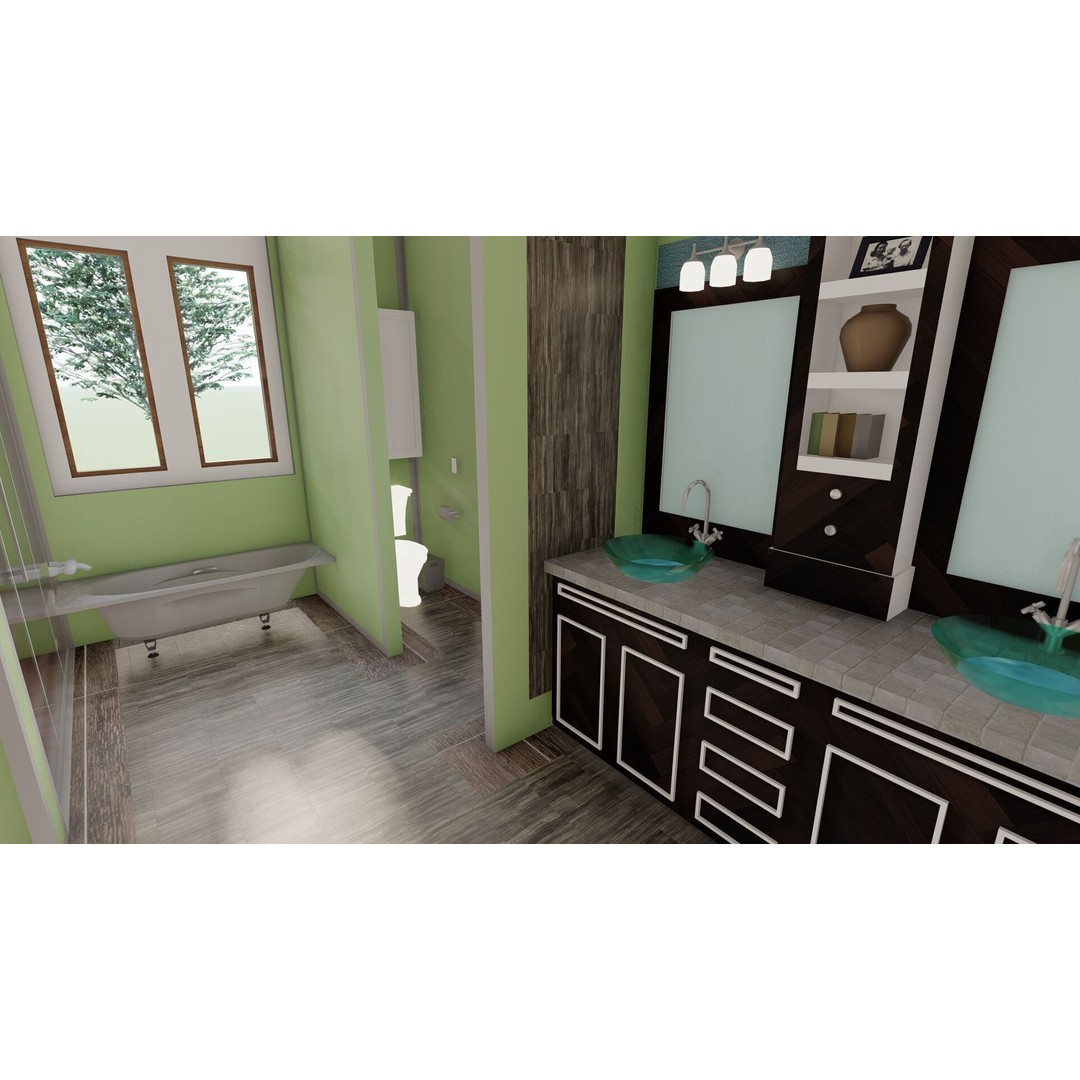 Beautiful Nature House 3D Model – Detailed Architectural Design, SketchUp & Lumion - View 28