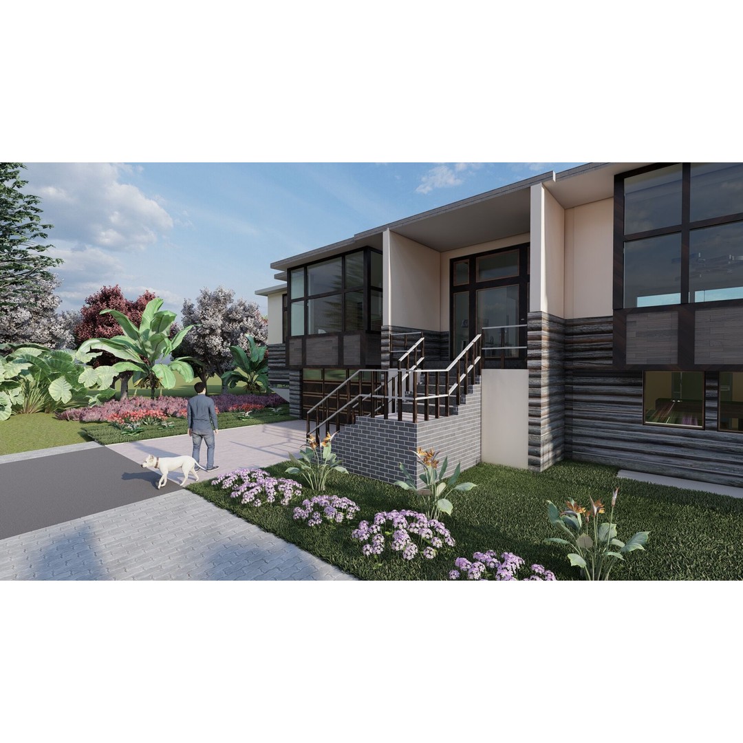 Beautiful Nature House 3D Model – Detailed Architectural Design, SketchUp & Lumion - View 5
