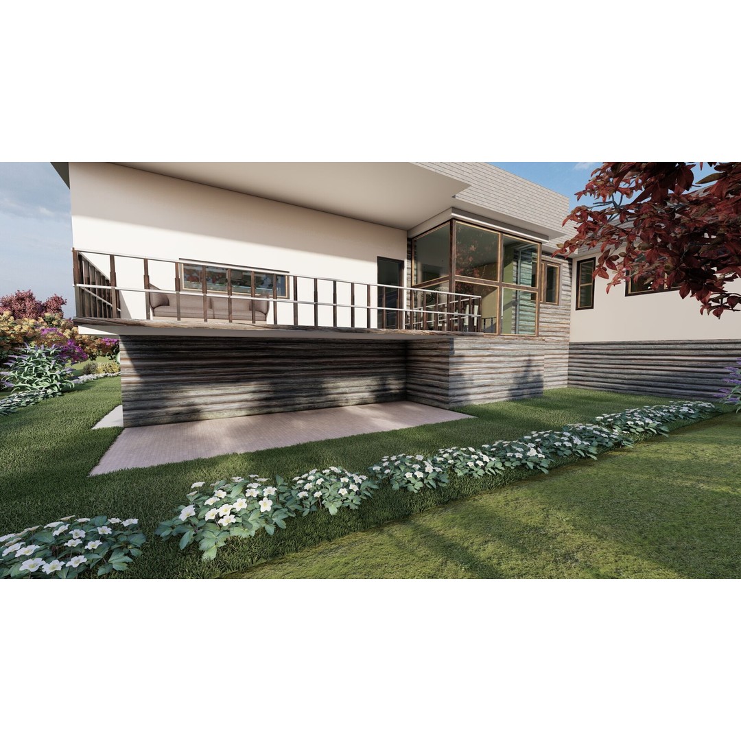 Beautiful Nature House 3D Model – Detailed Architectural Design, SketchUp & Lumion - View 8