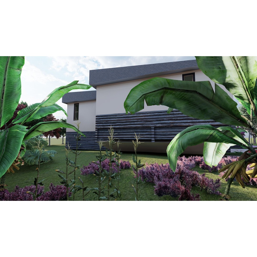 Beautiful Nature House 3D Model – Detailed Architectural Design, SketchUp & Lumion - View 9