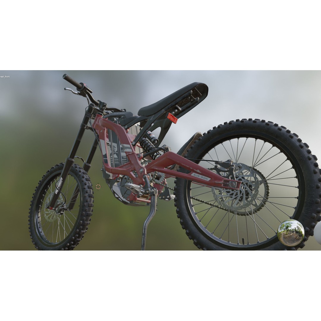 Electric Bike Surron X 3D Model – Highly Detailed Game-Ready Asset, FBX - View 17