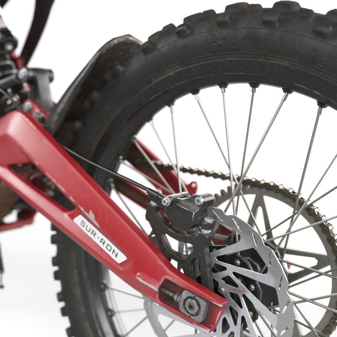 Electric Bike Surron X 3D Model – Highly Detailed Game-Ready Asset, FBX - View 21
