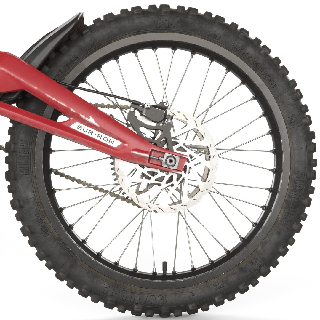 Electric Bike Surron X 3D Model – Highly Detailed Game-Ready Asset, FBX - View 22
