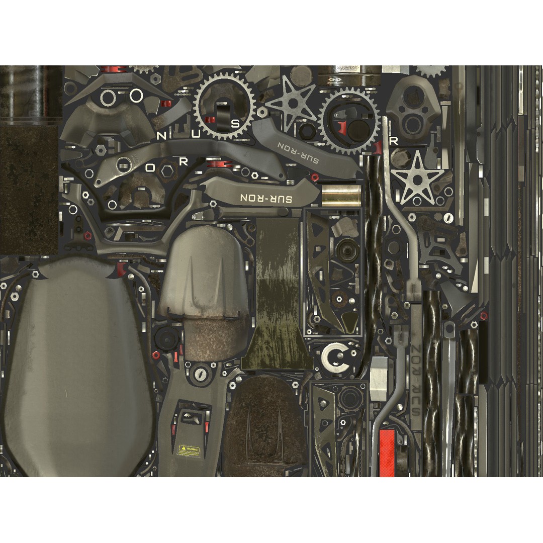Electric Bike Surron X 3D Model – Highly Detailed Game-Ready Asset, FBX - View 23