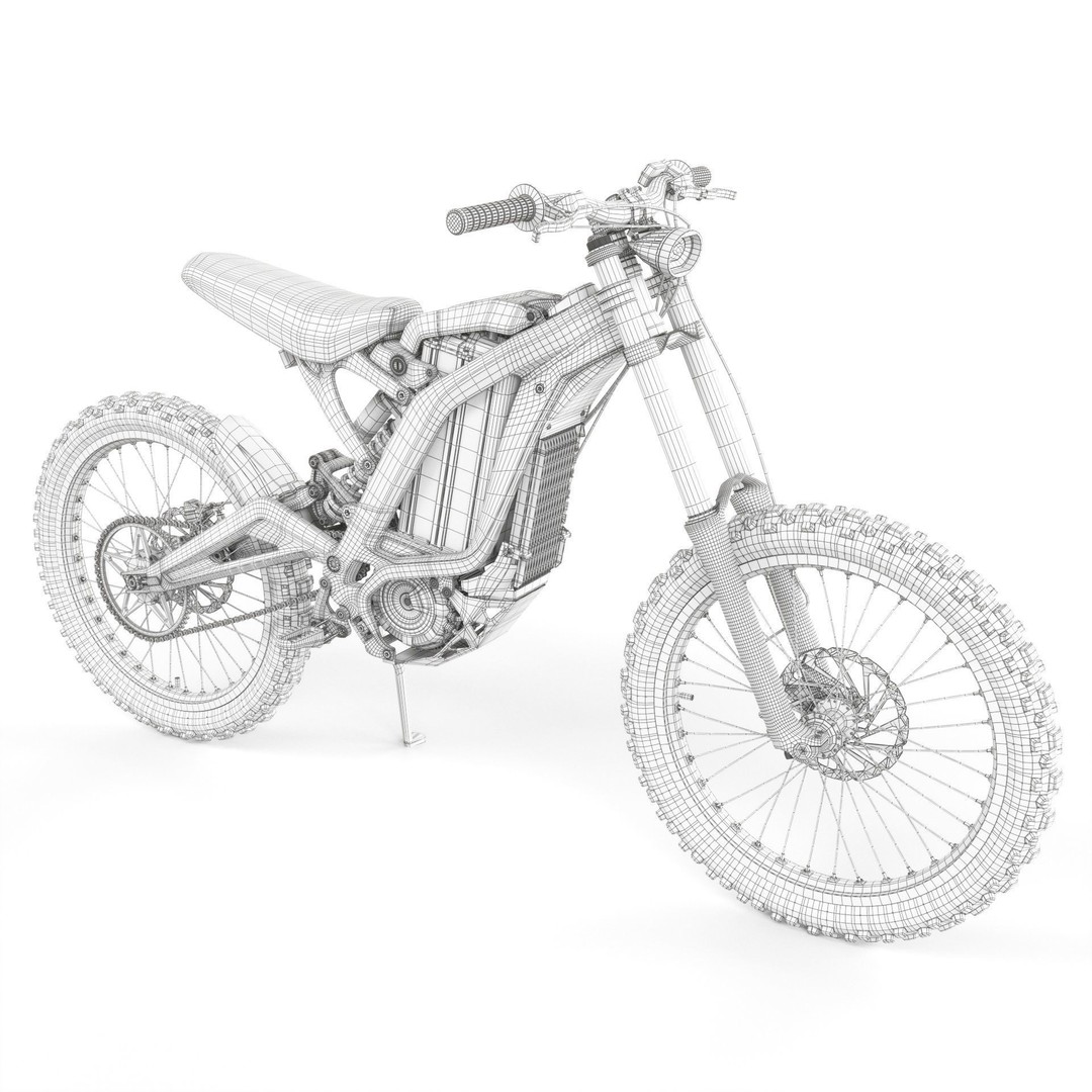 Electric Bike Surron X 3D Model – Highly Detailed Game-Ready Asset, FBX - View 27