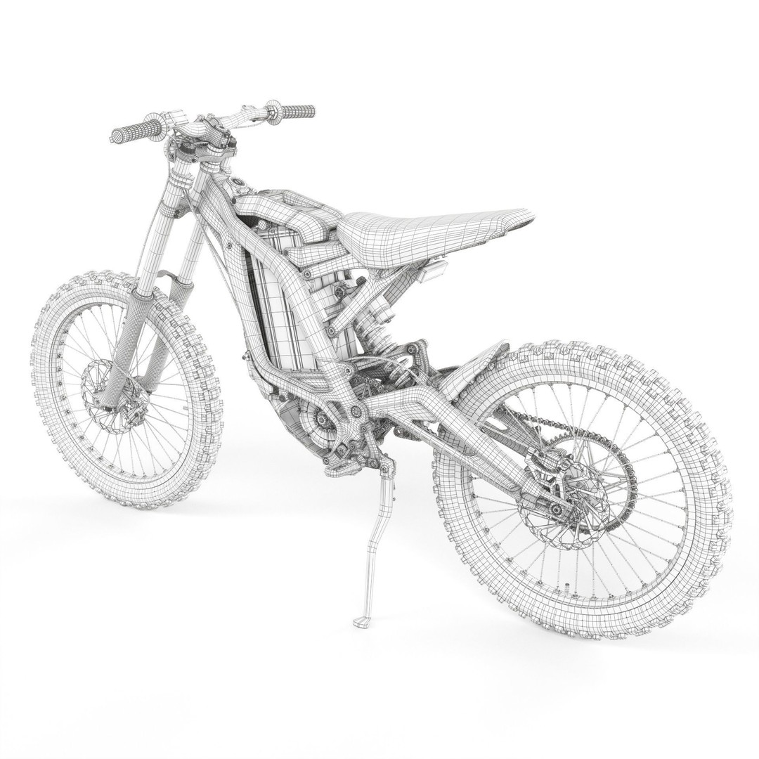 Electric Bike Surron X 3D Model – Highly Detailed Game-Ready Asset, FBX - View 28