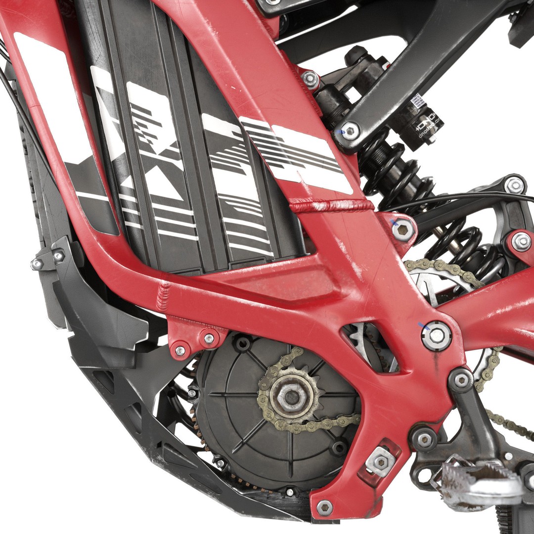 Electric Bike Surron X 3D Model – Highly Detailed Game-Ready Asset, FBX - View 3