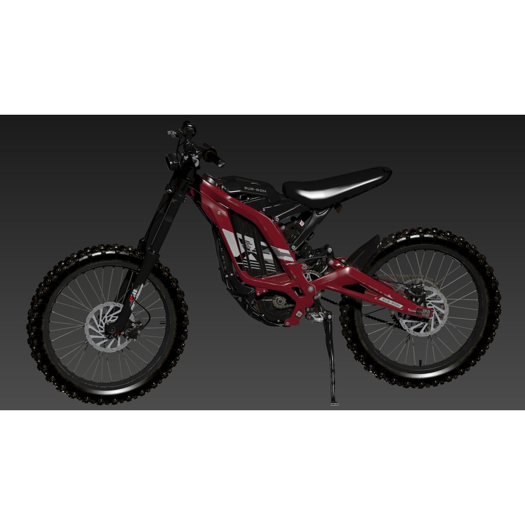 Electric Bike Surron X 3D Model – Highly Detailed Game-Ready Asset, FBX - View 34