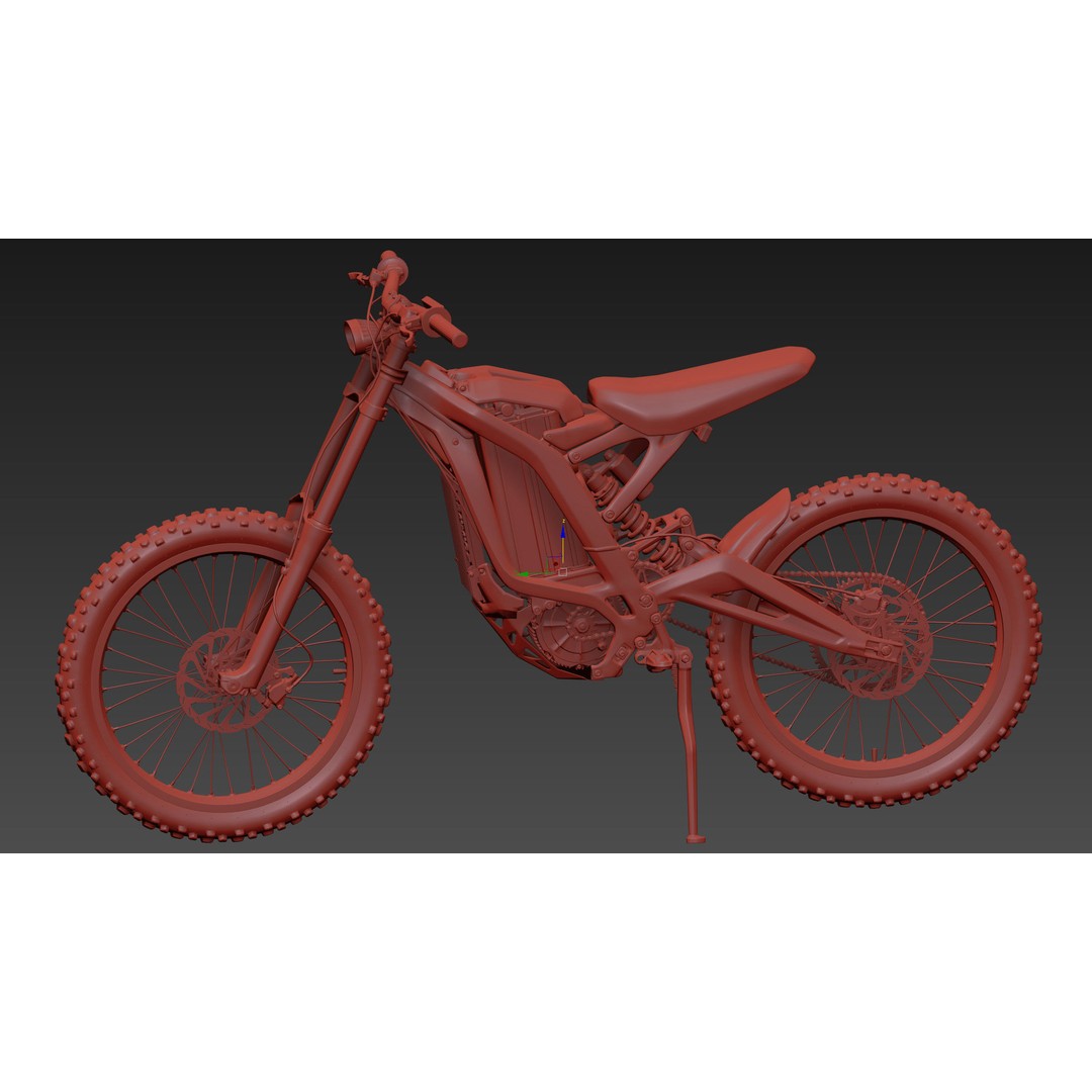 Electric Bike Surron X 3D Model – Highly Detailed Game-Ready Asset, FBX - View 35