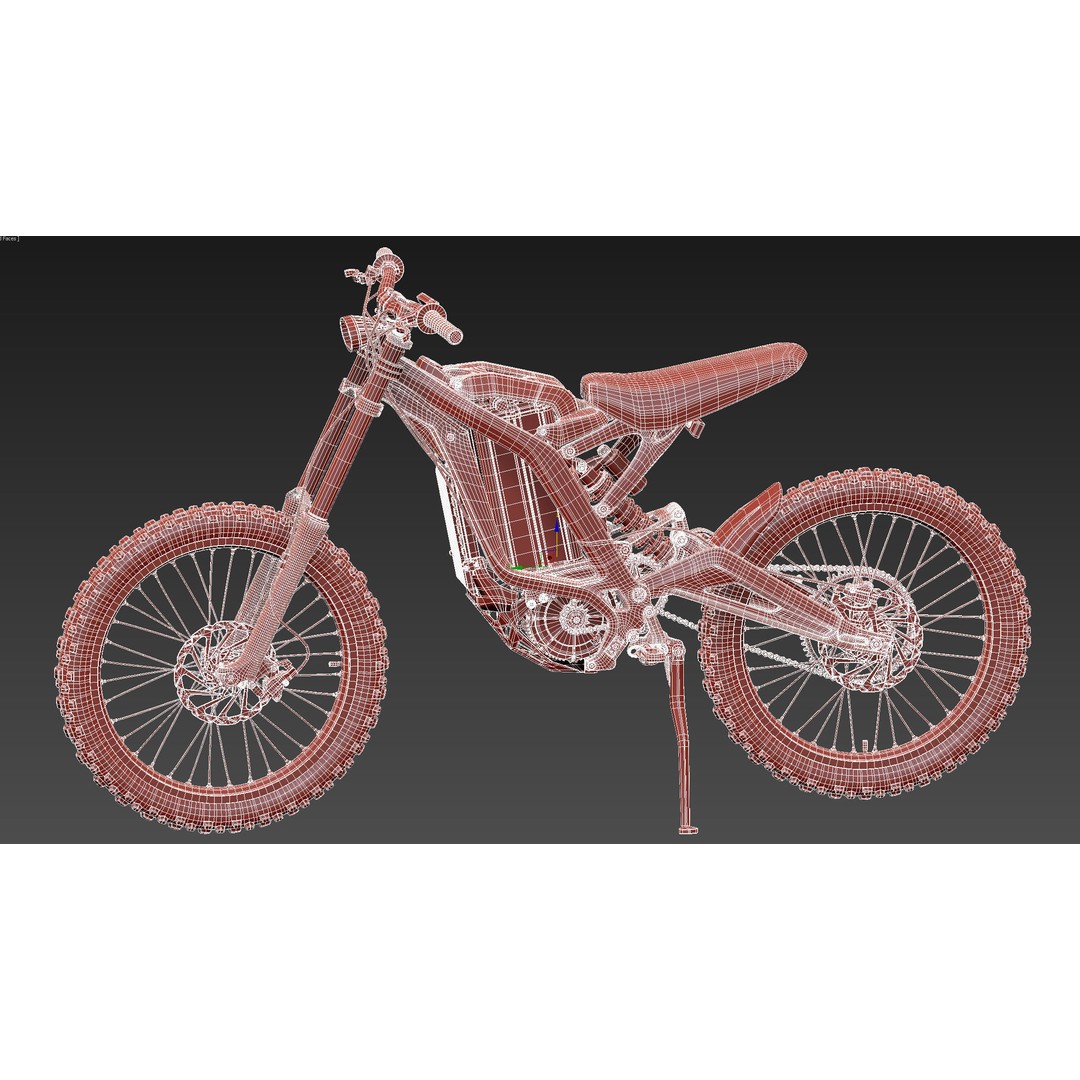 Electric Bike Surron X 3D Model – Highly Detailed Game-Ready Asset, FBX - View 36