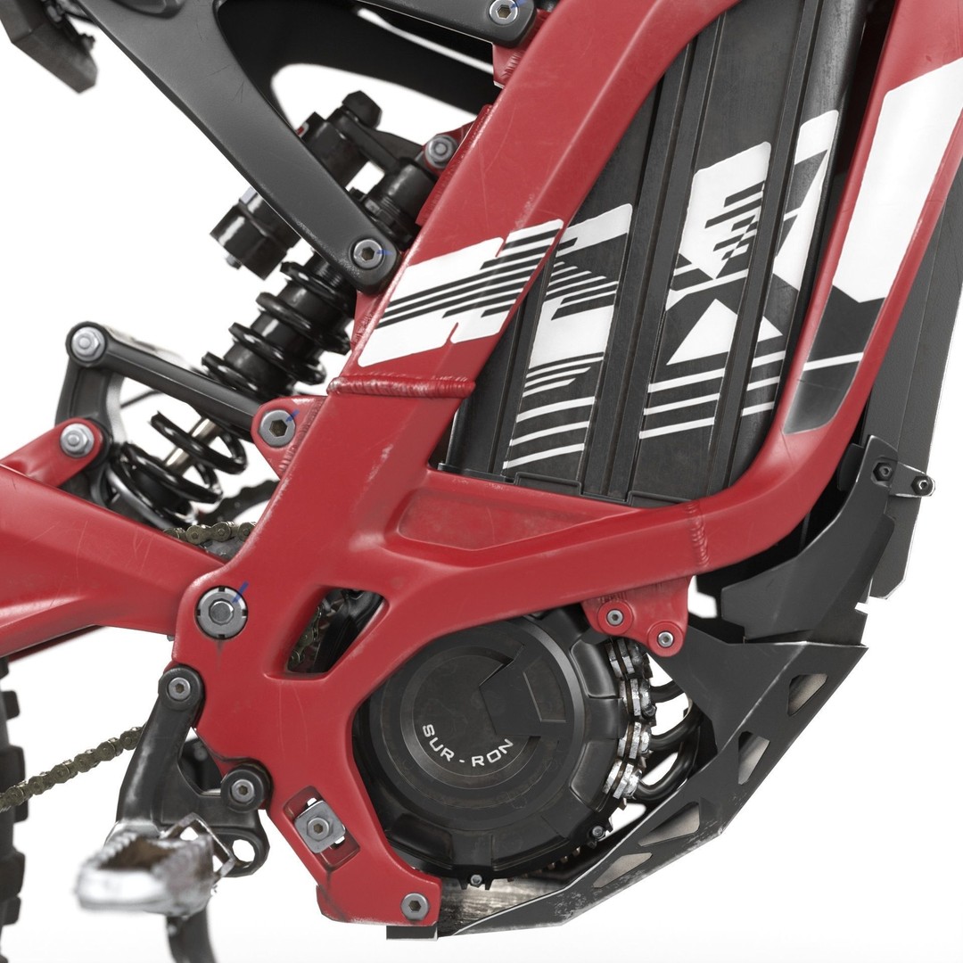 Electric Bike Surron X 3D Model – Highly Detailed Game-Ready Asset, FBX - View 4