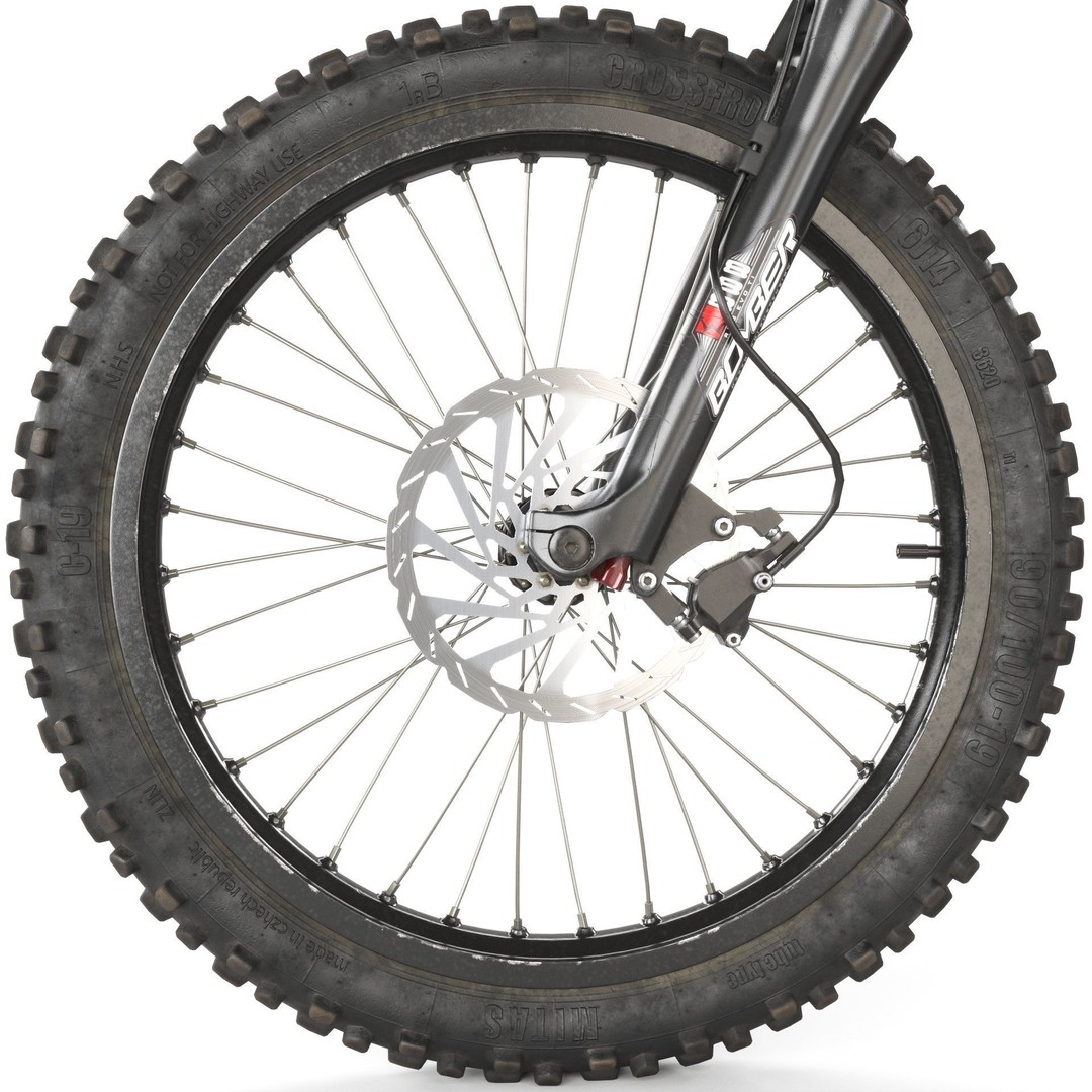 Electric Bike Surron X 3D Model – Highly Detailed Game-Ready Asset, FBX - View 6