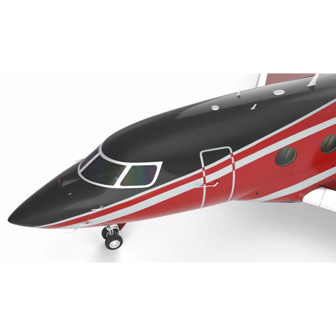 Private Jet 3D Model – Luxury Aircraft with Smart Follow Me Car - View 20