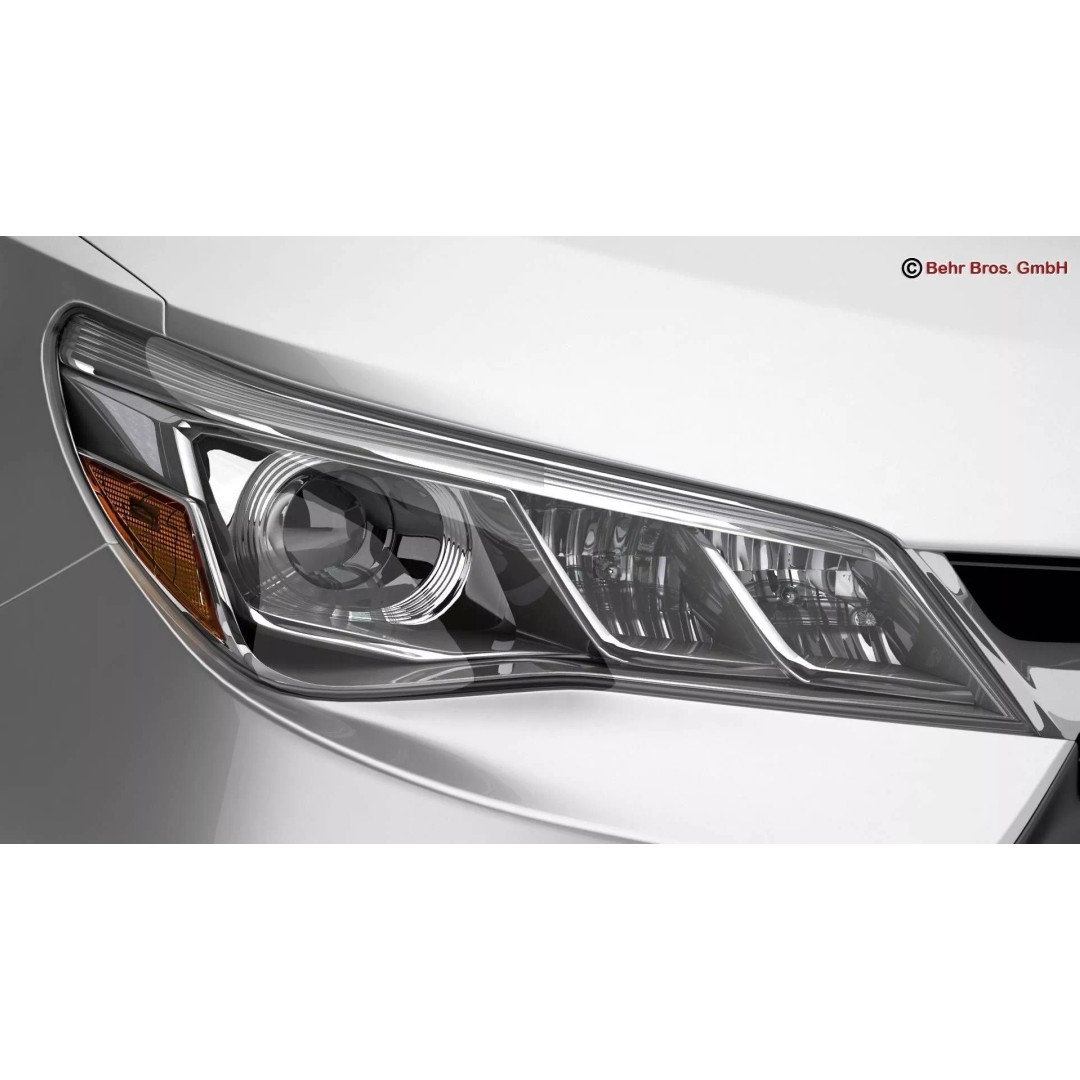 Toyota Camry 2015 3D Model – High Poly Detailed Sedan, FBX/OBJ - View 11