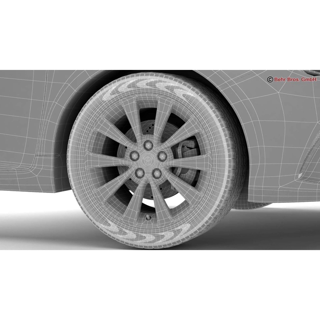 Toyota Camry 2015 3D Model – High Poly Detailed Sedan, FBX/OBJ - View 24