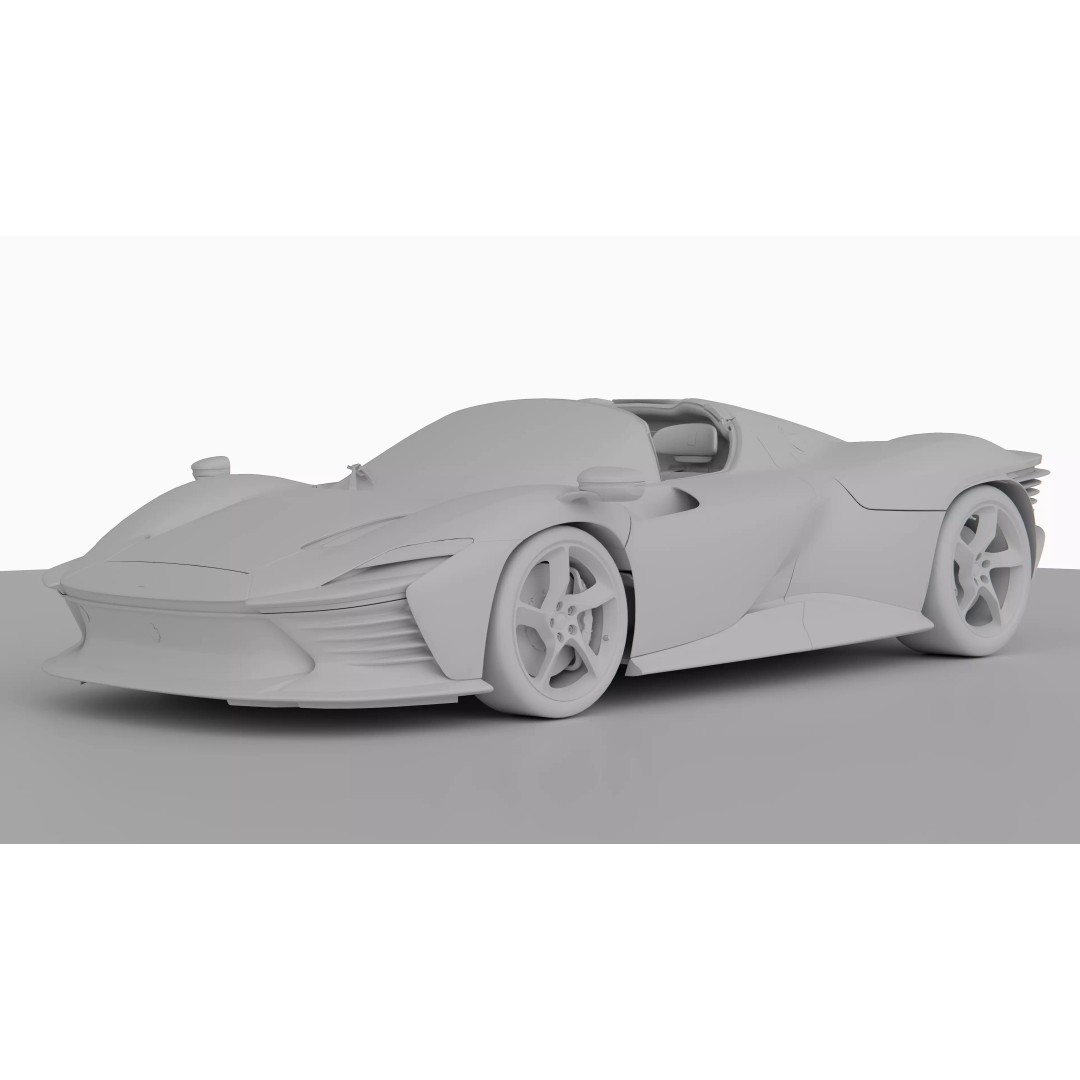 Ferrari Daytona SP3 3D Model – High Poly PBR Asset, FBX, Blender - View 14
