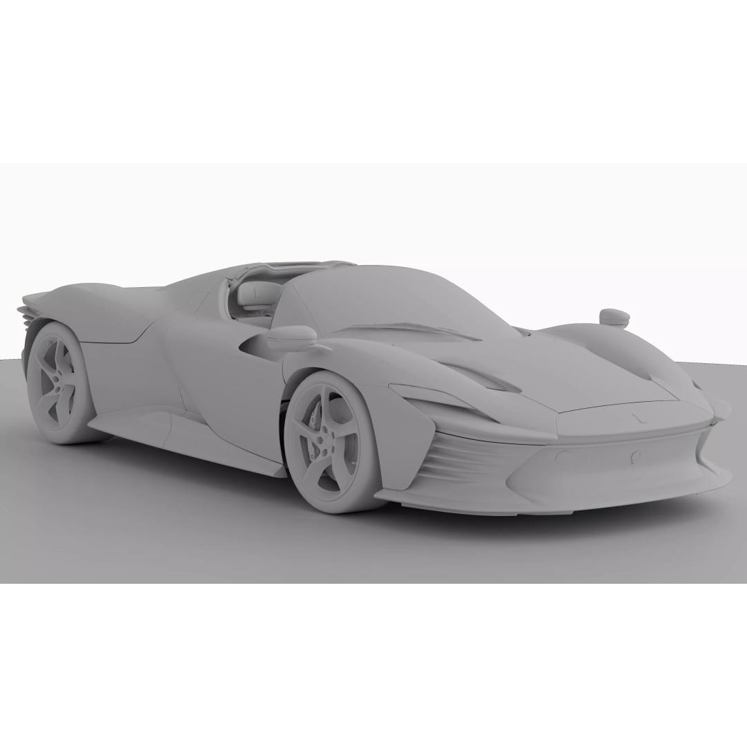 Ferrari Daytona SP3 3D Model – High Poly PBR Asset, FBX, Blender - View 17