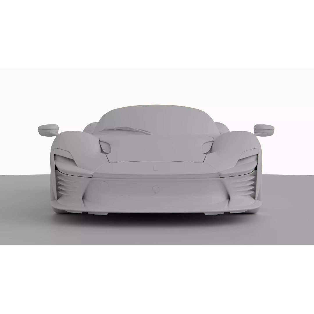Ferrari Daytona SP3 3D Model – High Poly PBR Asset, FBX, Blender - View 19