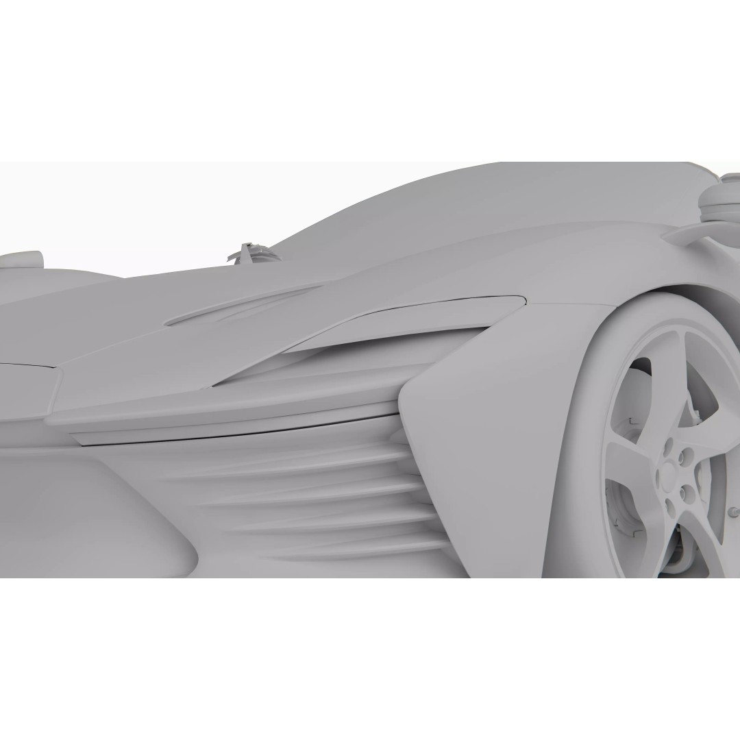 Ferrari Daytona SP3 3D Model – High Poly PBR Asset, FBX, Blender - View 20