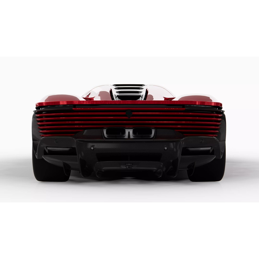 Ferrari Daytona SP3 3D Model – High Poly PBR Asset, FBX, Blender - View 7
