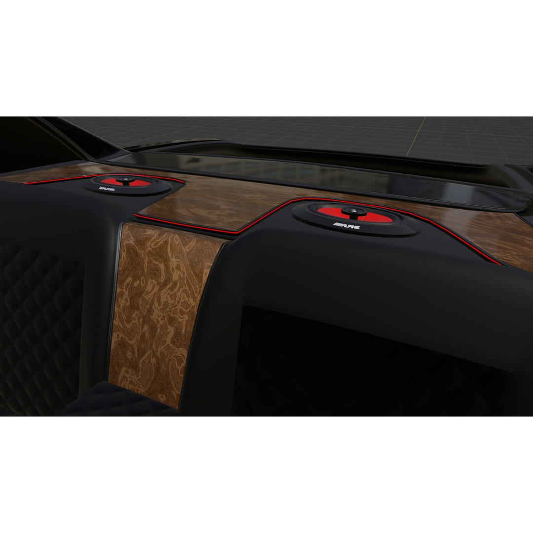 Chevrolet Chevelle SS 1967 3D Model – Low Poly Game Asset, Blender, FBX - View 40