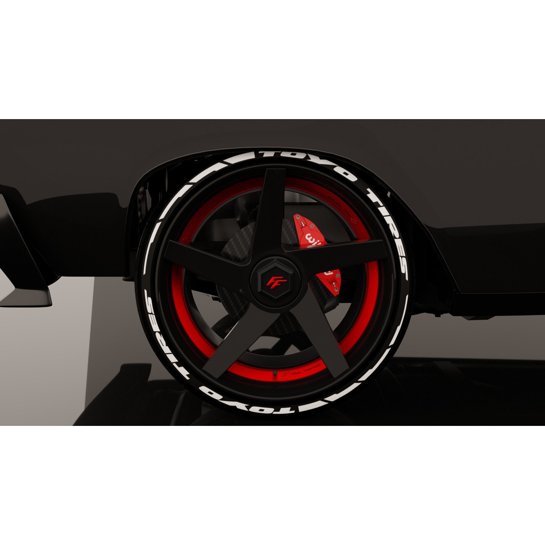Chevrolet Chevelle SS 1967 3D Model – Low Poly Game Asset, Blender, FBX - View 5