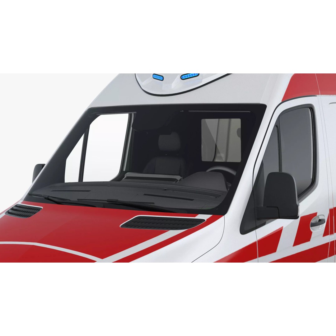 Paramedic Ambulance 3D Model – Rigged High-Quality Vehicle Asset - View 21