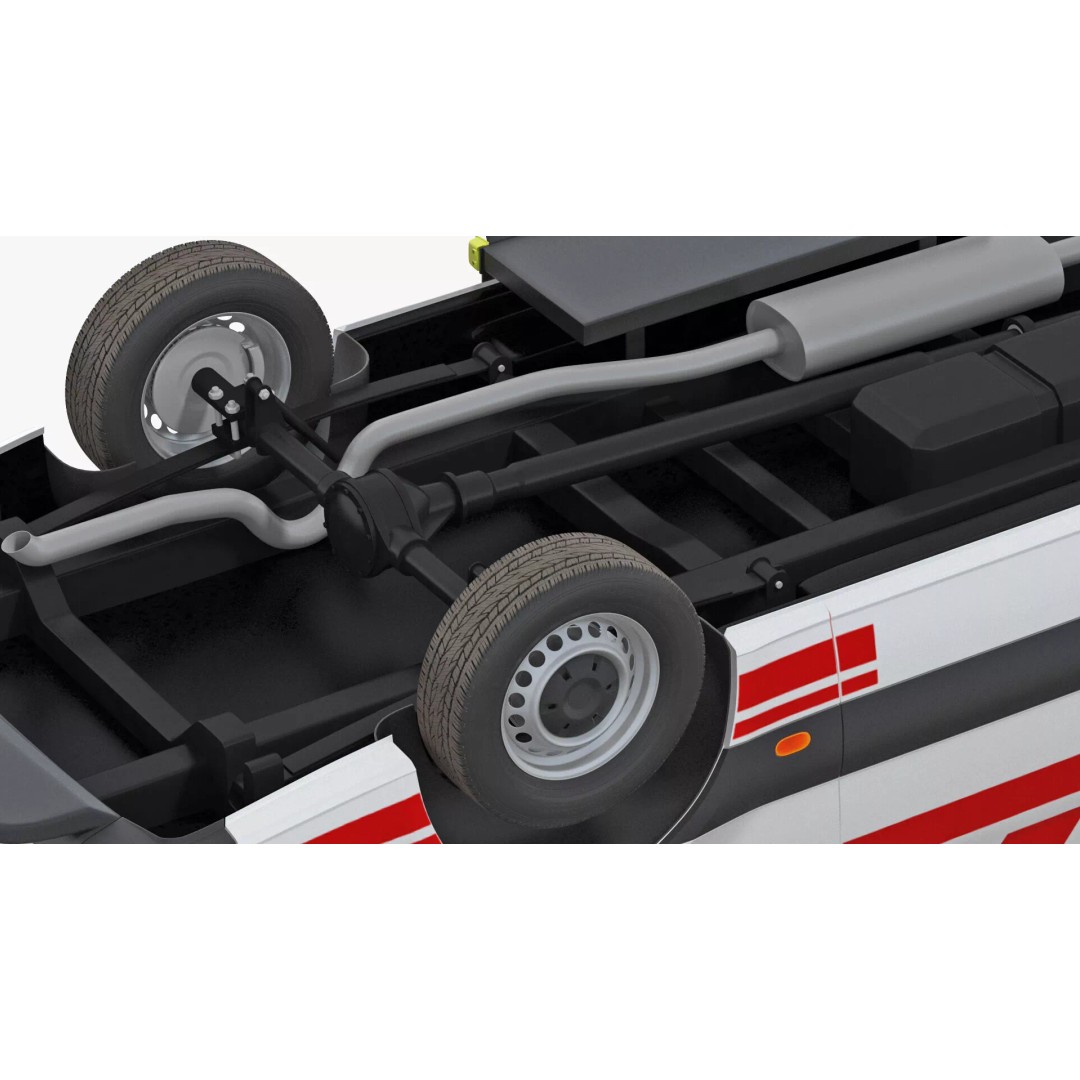 Paramedic Ambulance 3D Model – Rigged High-Quality Vehicle Asset - View 28