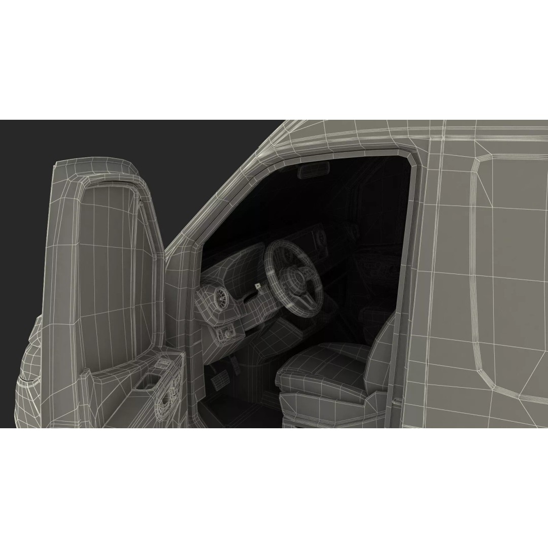 Paramedic Ambulance 3D Model – Rigged High-Quality Vehicle Asset - View 39