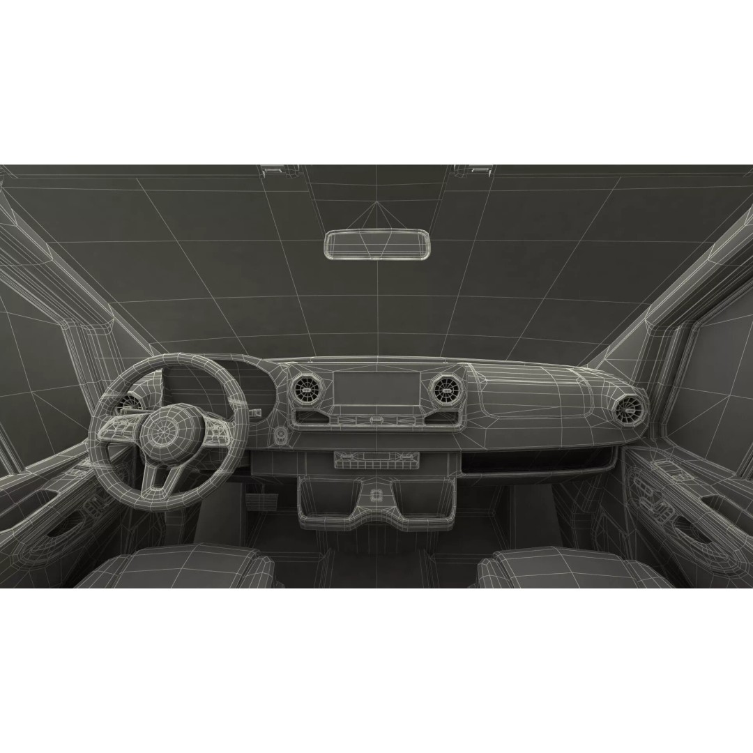 Paramedic Ambulance 3D Model – Rigged High-Quality Vehicle Asset - View 40
